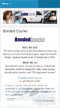 Mobile Screenshot of bondedcourier.net